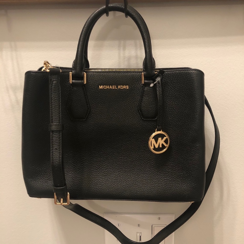 MICHAEL Michael Kors Camille large leather satchel